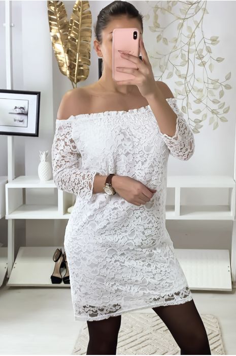 Belle robe blanche Clearance