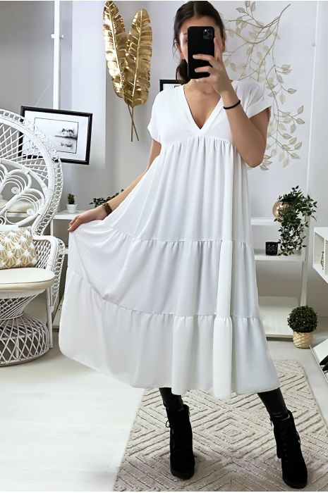 robe longue a volant