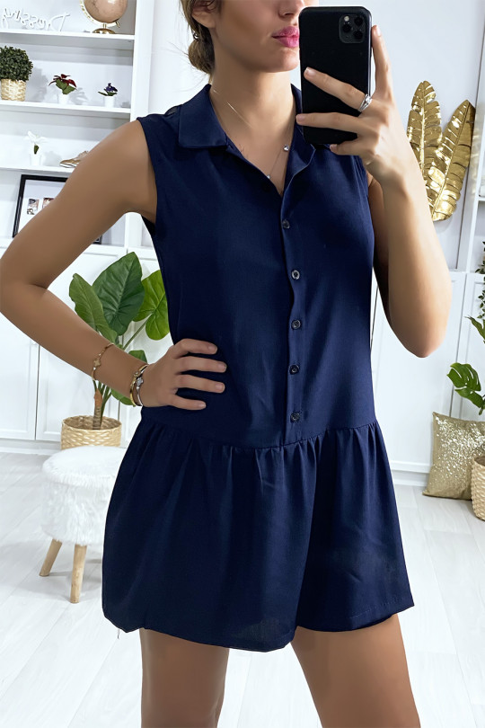 Robe short marine style tennis girl avec col Robe short marine style tennis girl avec col
