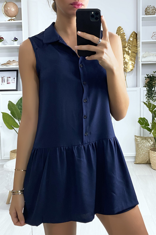 Robe short marine style tennis girl avec col Robe short marine style tennis girl avec col