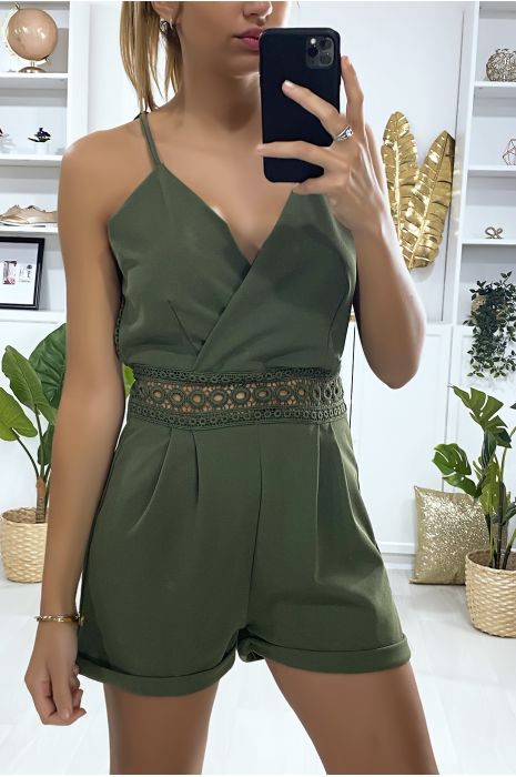 Combi short kaki Clearance