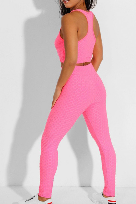 Ensemble legging et top push up rose Ensemble legging et top push up rose