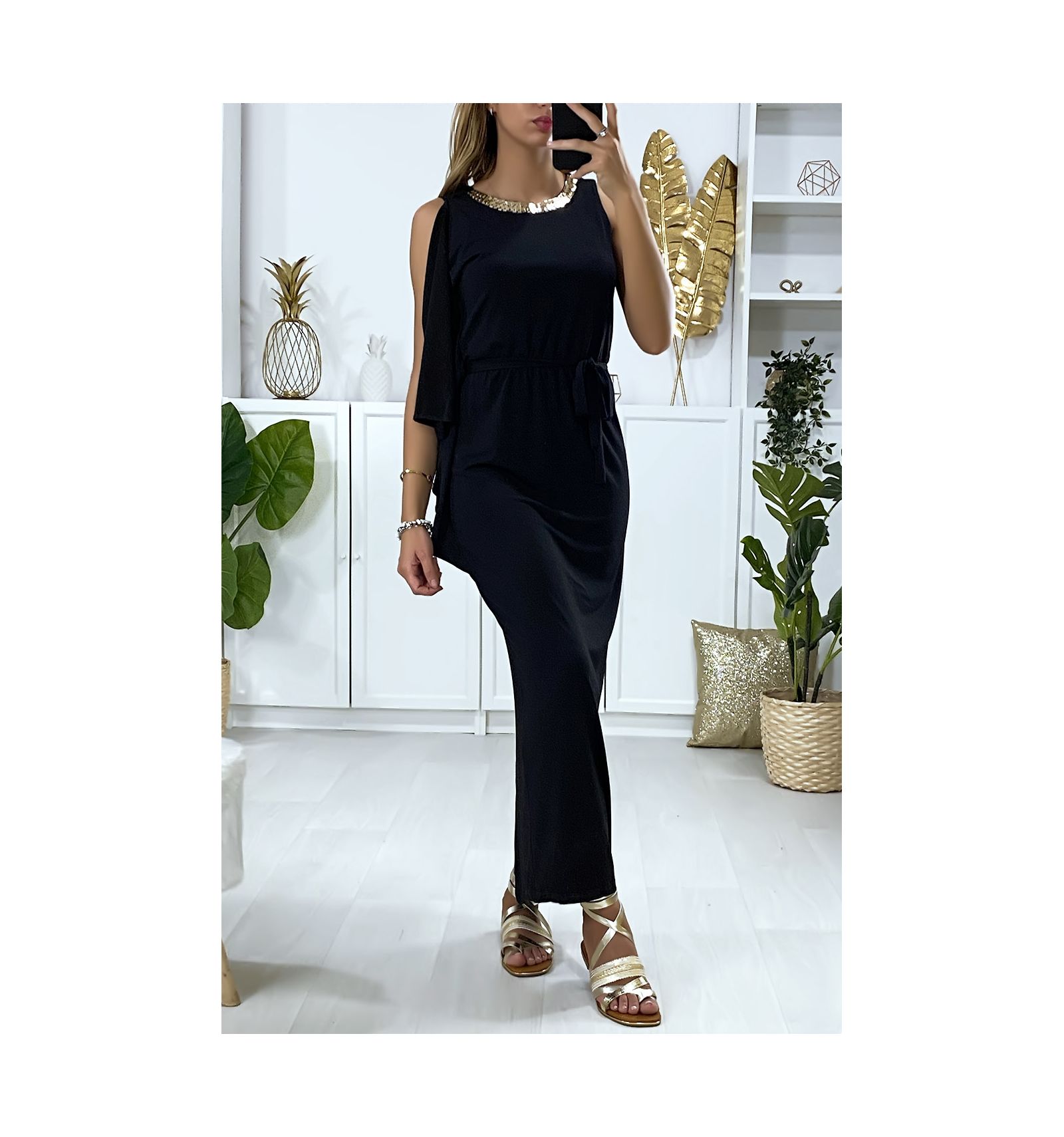 long black evening dress