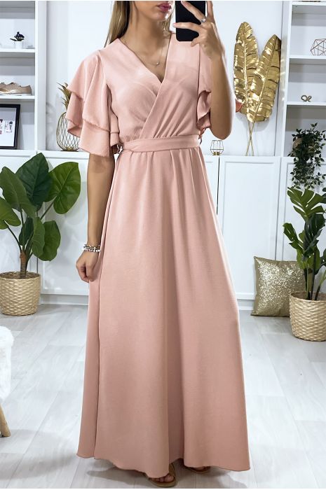 longue robe rose