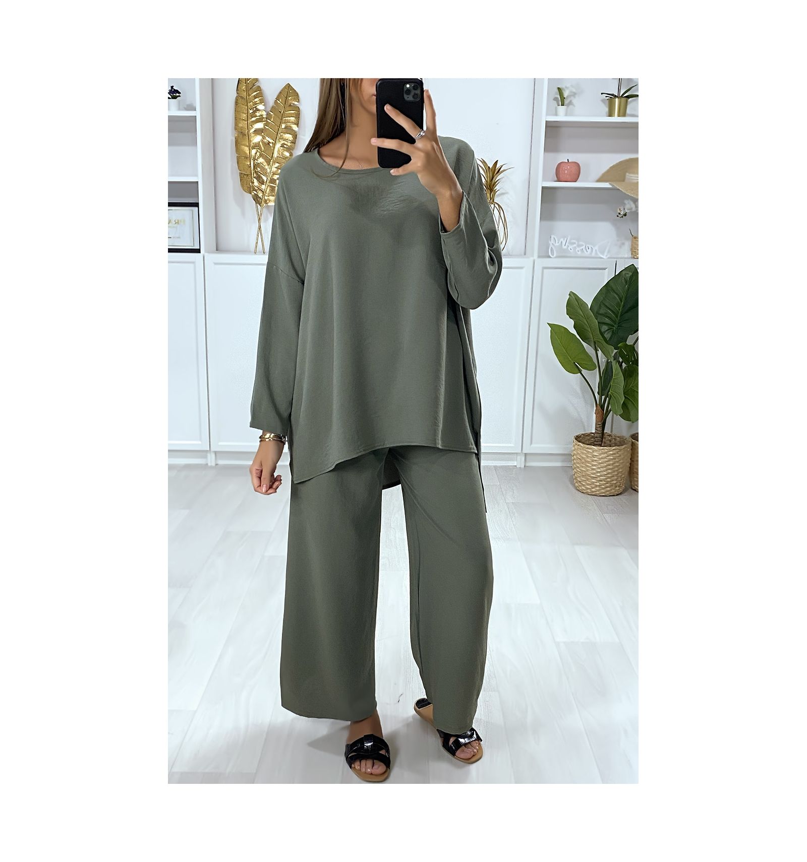 ensemble pantalon ample