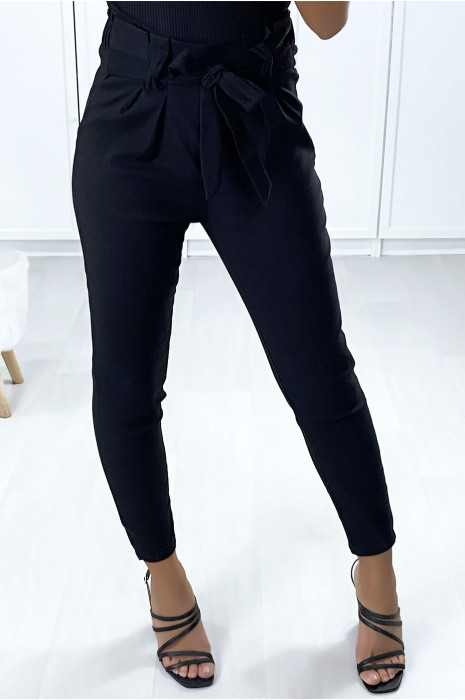 womens black cigarette pants