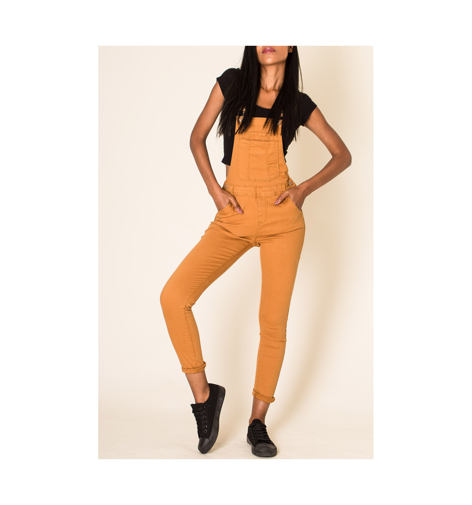 mustard dungarees womens