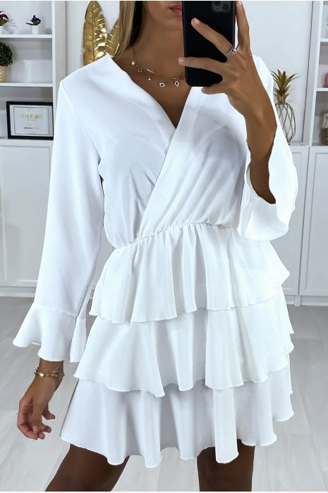 robe avec volant en bas