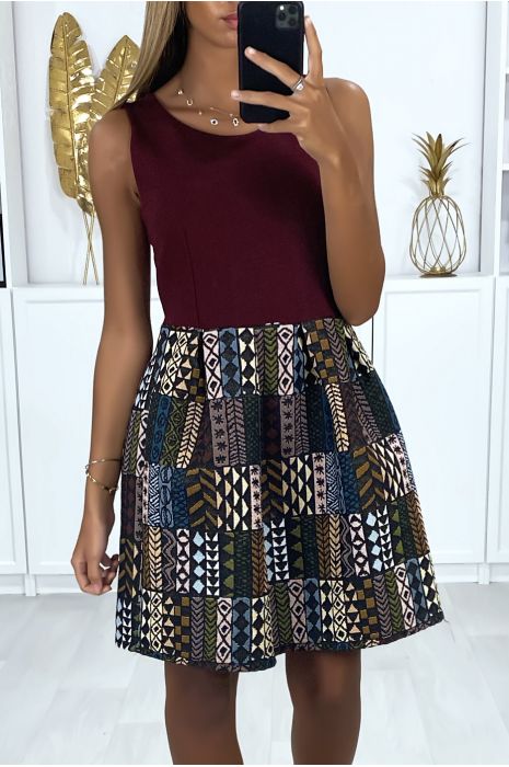 womens burgundy dress