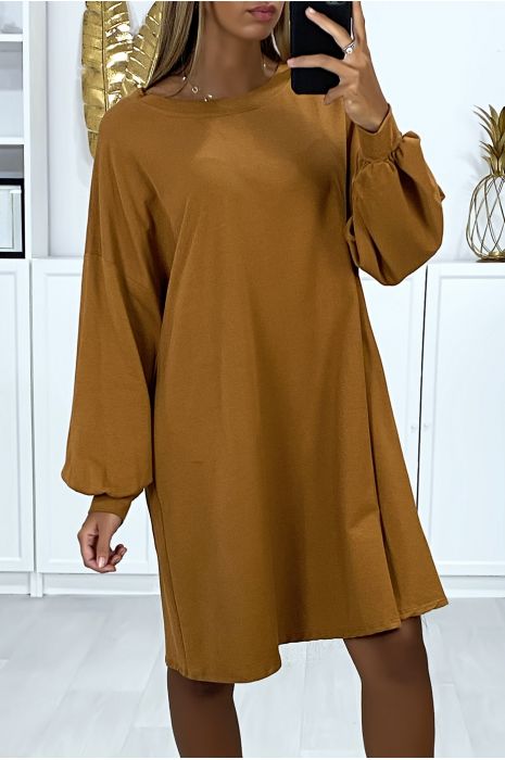 Camel oversized sweatshirt Clearance