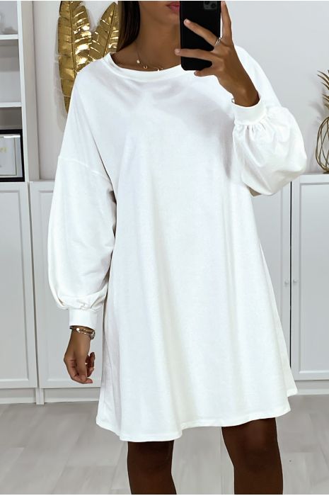 oversized sweatshirt white