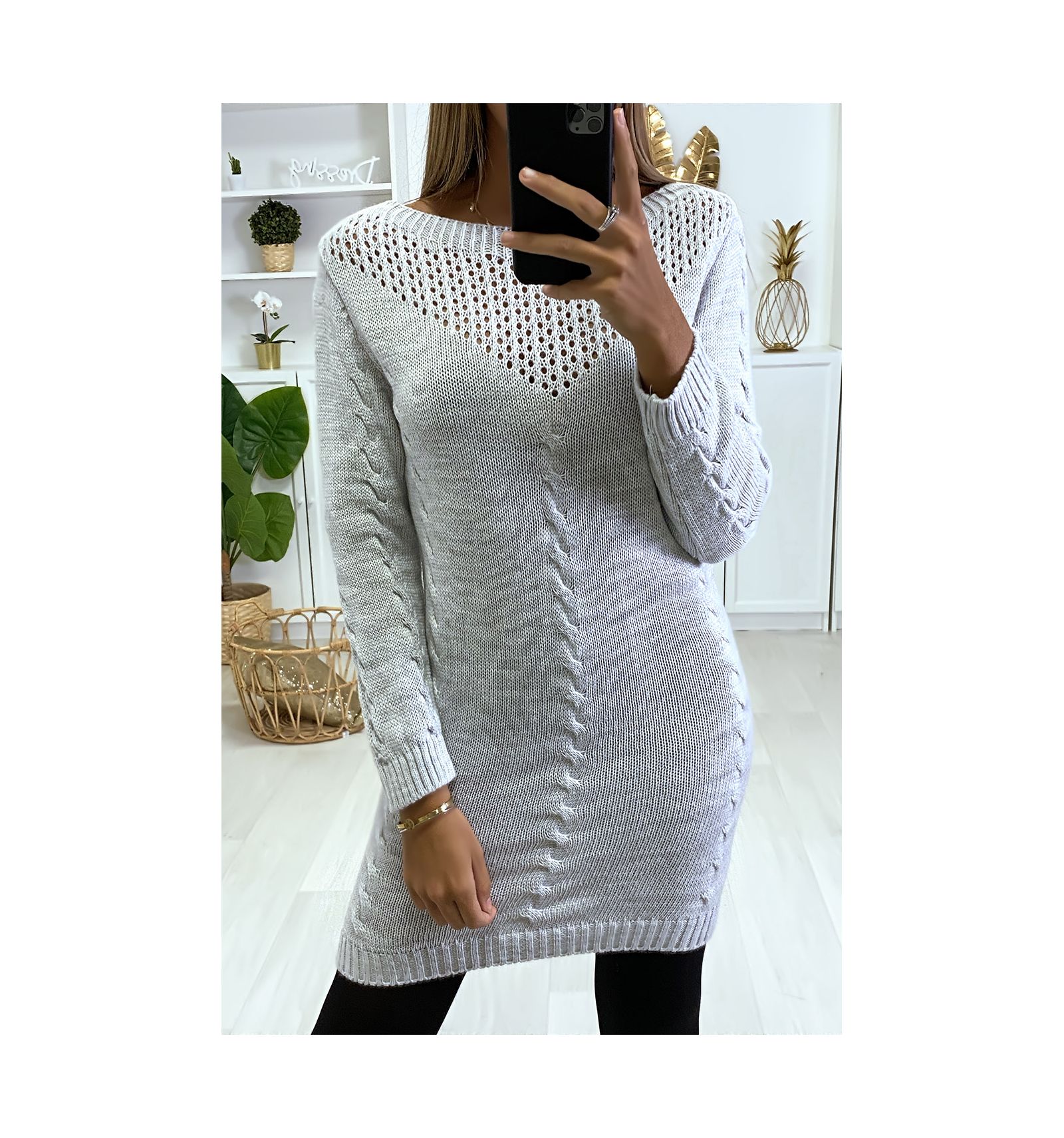 robe grosse maille