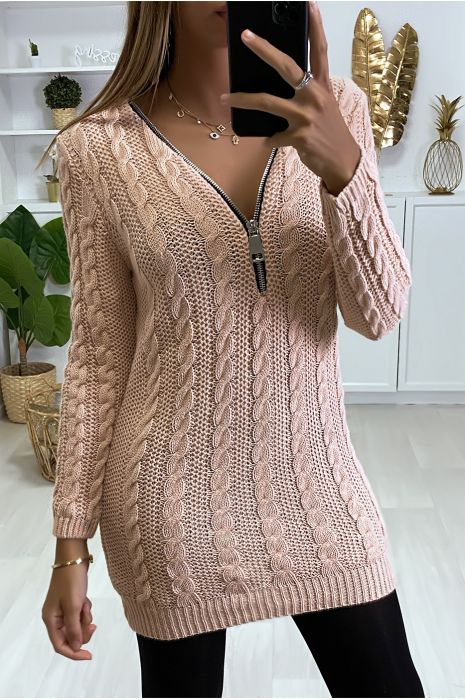 robe pull maille epaisse