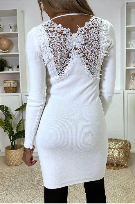 silk dress with sweater