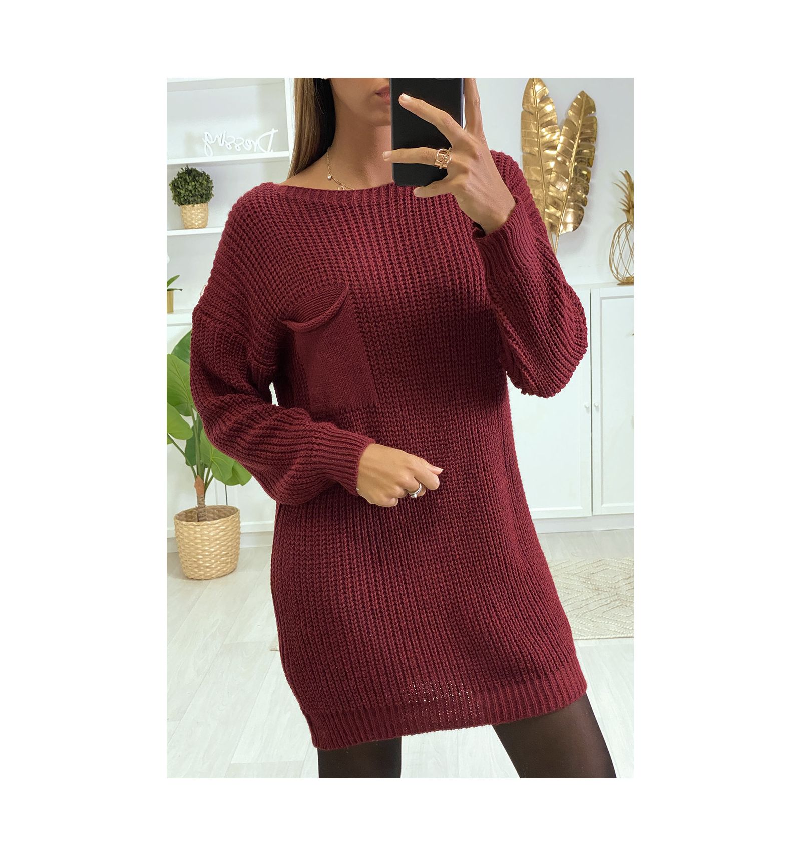 robe pull avec poche