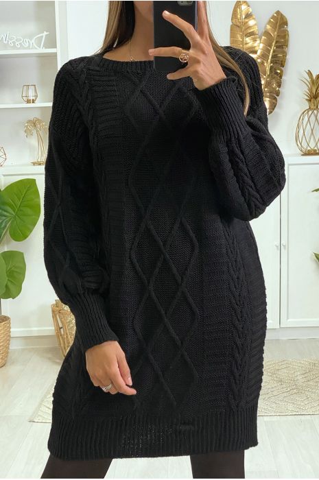 robe pull maille epaisse
