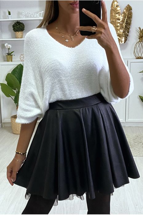 flared skirt short