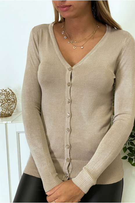 taupe cardigan womens